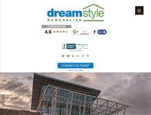 Tablet Screenshot of dreamstyleremodeling.com